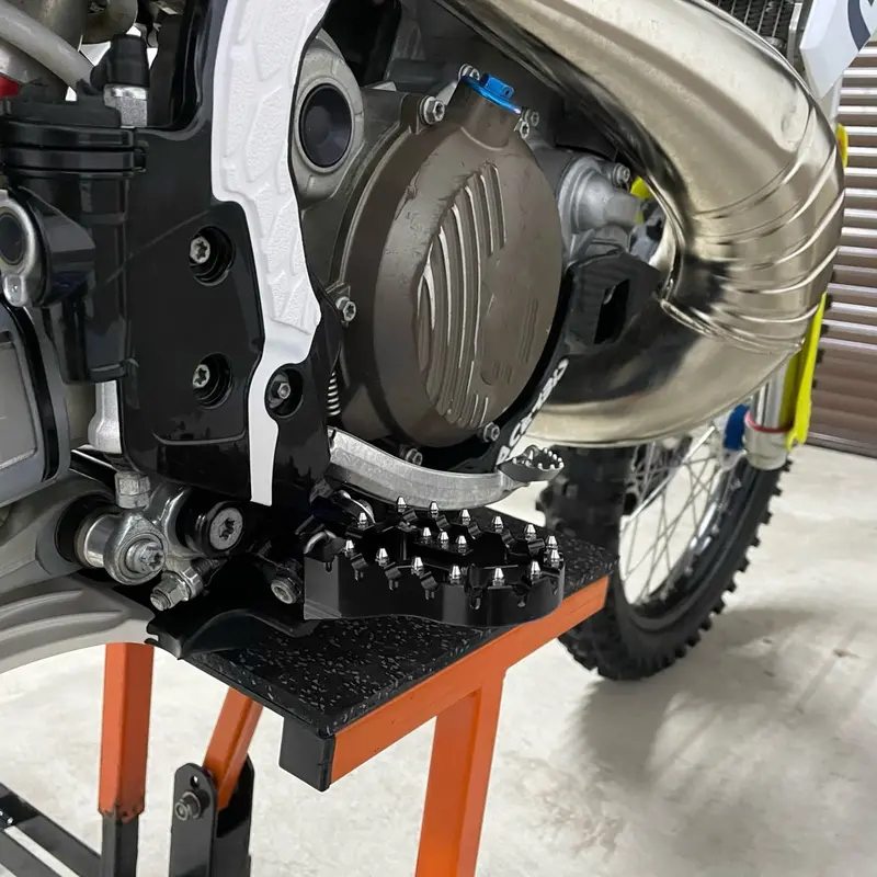 Billet Wide Foot Pegs For Ktm 350 500 Excf 2017-2023 5