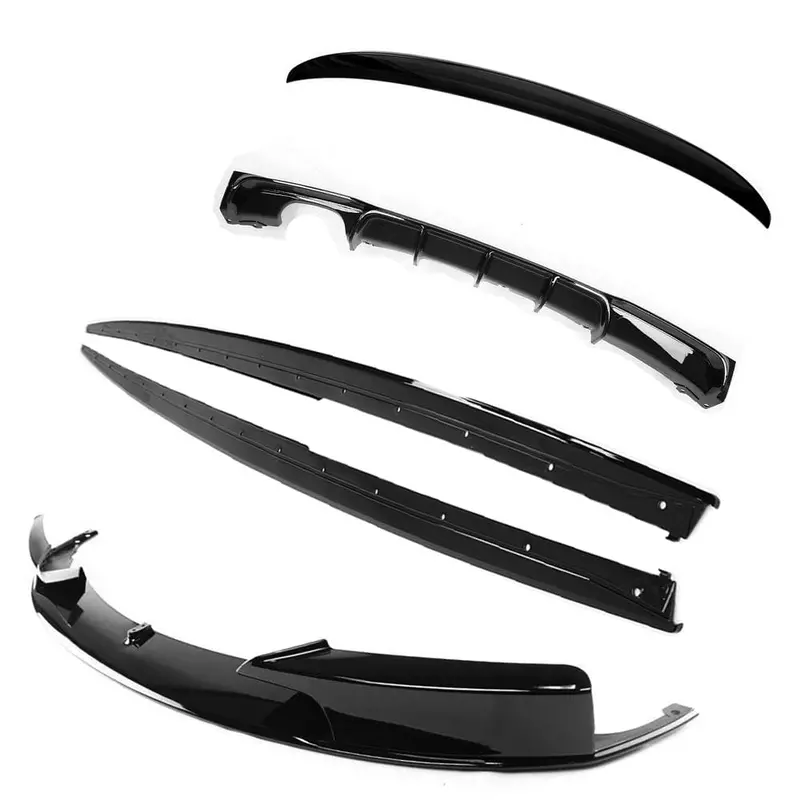 Bmw 3 Series F30 Gloss Black Full Kit (Twin Exhaust) - Mp Style - Blak By Ct Carbon 1