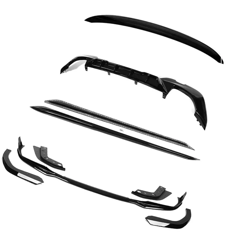 Bmw 3 Series G20 Gloss Black Full Kit (Square Exhaust) - Mp Style - Blak By Ct Carbon 1