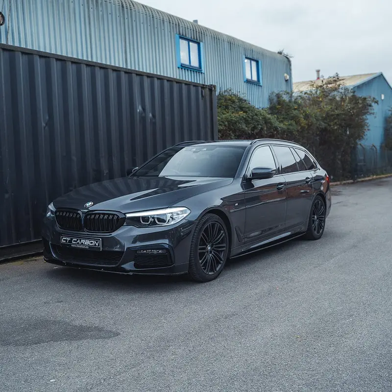 Bmw 5 Series G30/31 Gloss Black Side Skirts - Mp Style - Blak By Ct Carbon 2