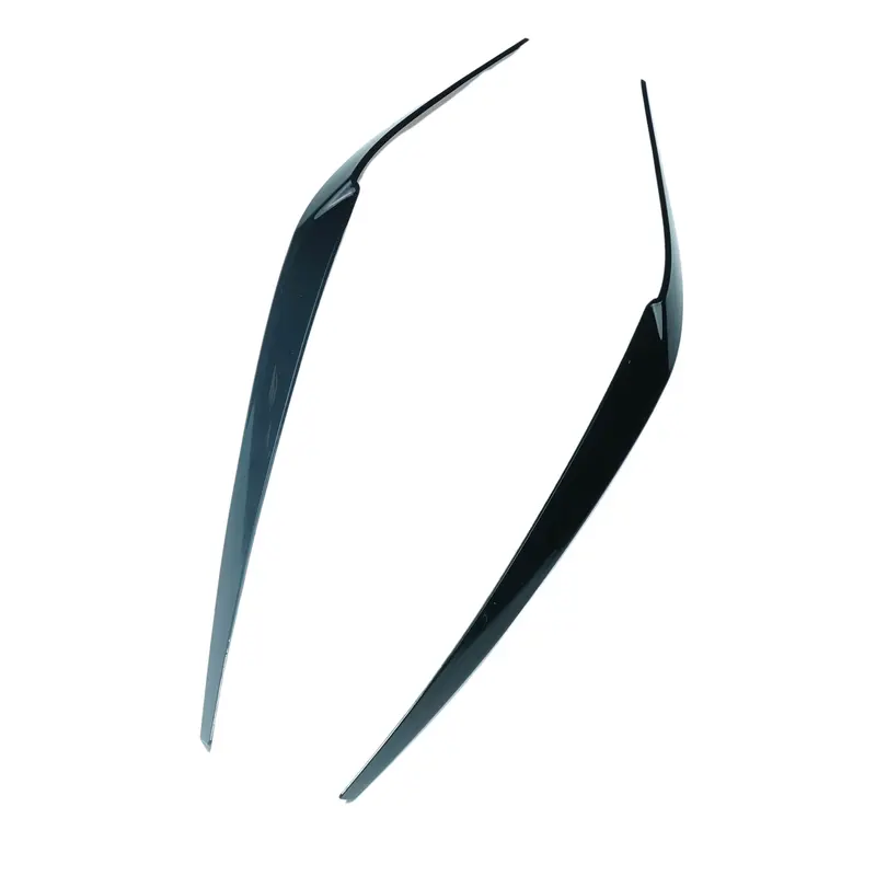 Bmw 5 Series G30 Gloss Black Headlight Eyebrows/Eyelids 1