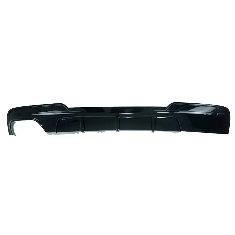 Bmw F10/F18 5 Series Pre-Lci Gloss Black Twin Left Diffuser - V2 1