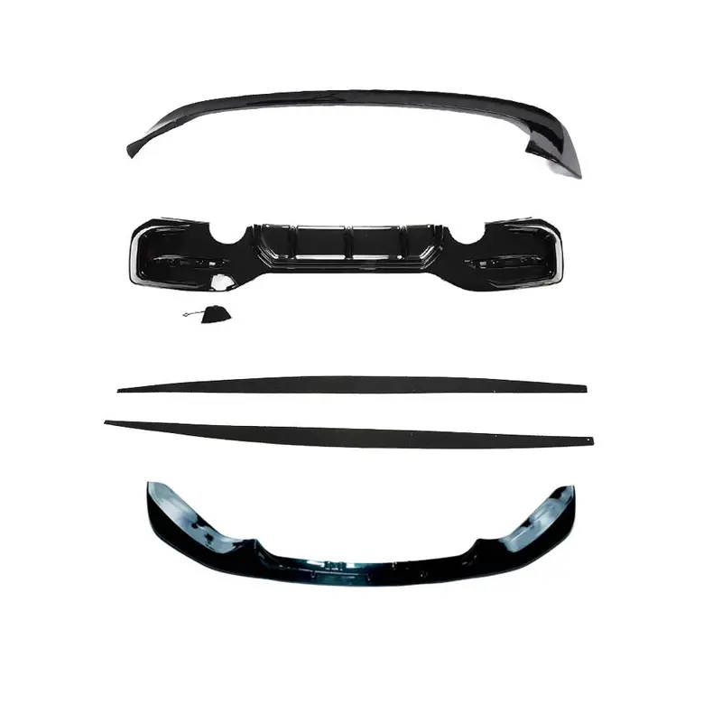 Bmw F20/F21 1 Series Lci Dual Exit Gloss Black Kit - V3 1