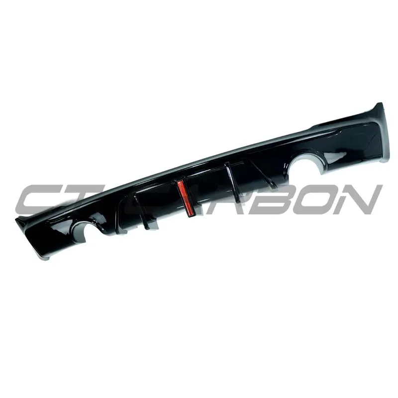 Bmw F22/F23 2 Series 2014-2020 Gloss Black Dual Exhaust Diffuser Mt Style 2