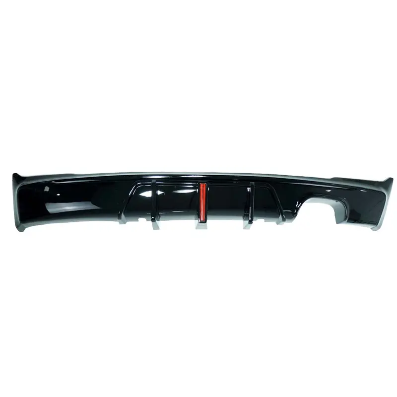 Bmw F22/F23 2 Series 2014-2020 Gloss Black Led Twin Left Diffuser Mp Style 1