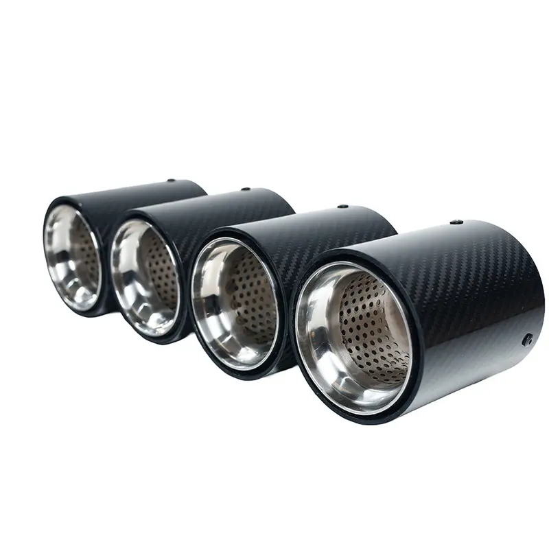 Bmw F90/F92 M5/M8 Carbon Fibre Exhaust Tips - Chrome X4 1