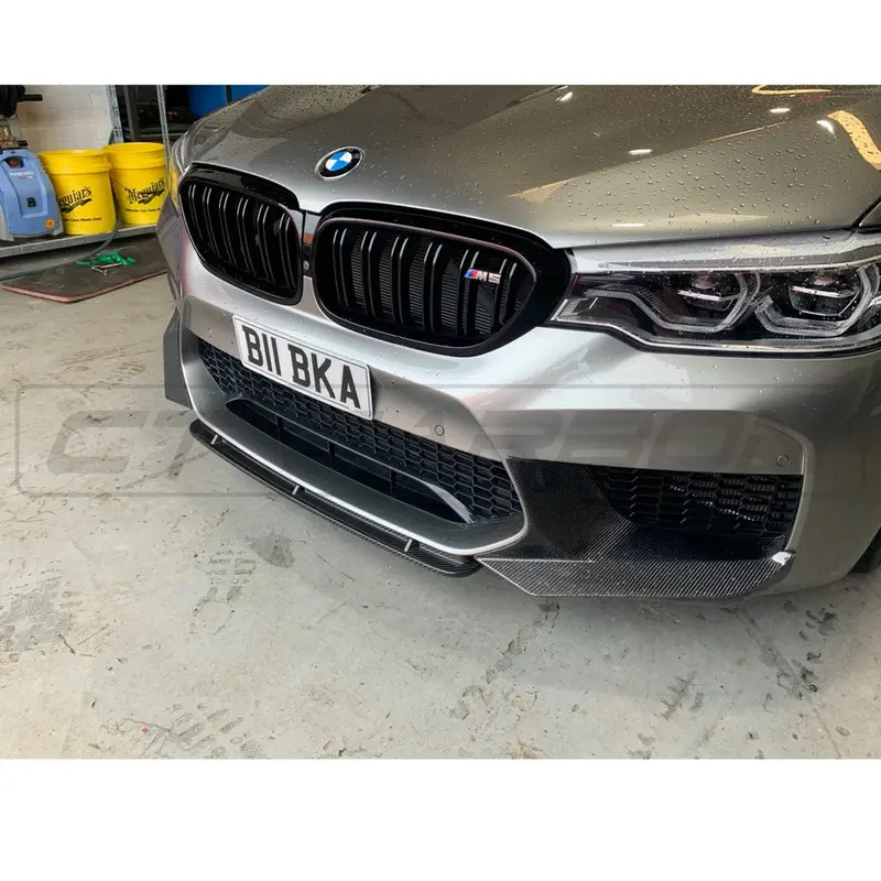 Bmw F90 M5 2017+Carbon Fibre Middle Splitter - S Style 2