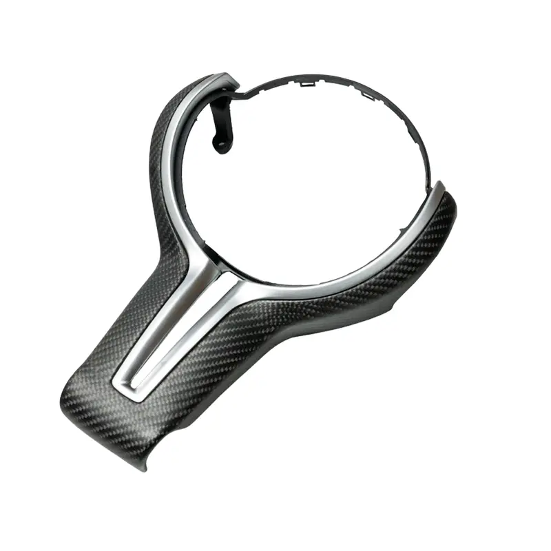 Bmw Fxx M Car Matte Carbon Fibre Steering Wheel Trim 1