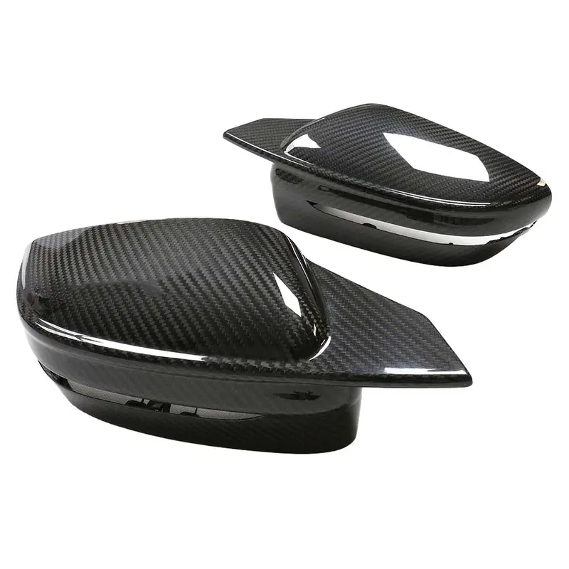 Bmw G14/G15/G16 8 Series 2018+ Lhd Dry Carbon Fibre Mirror Cover Replacements - V1 1