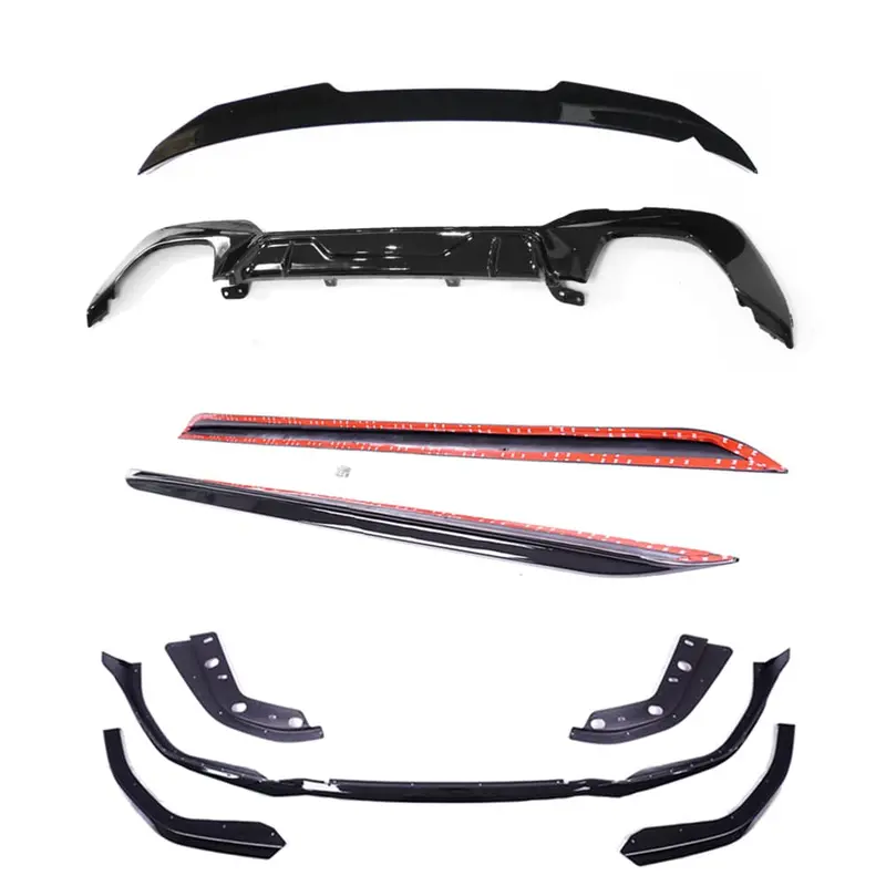 Bmw G20 3 Series V2 Gloss Black Kit (Square Tips) - Blak By Ct 1