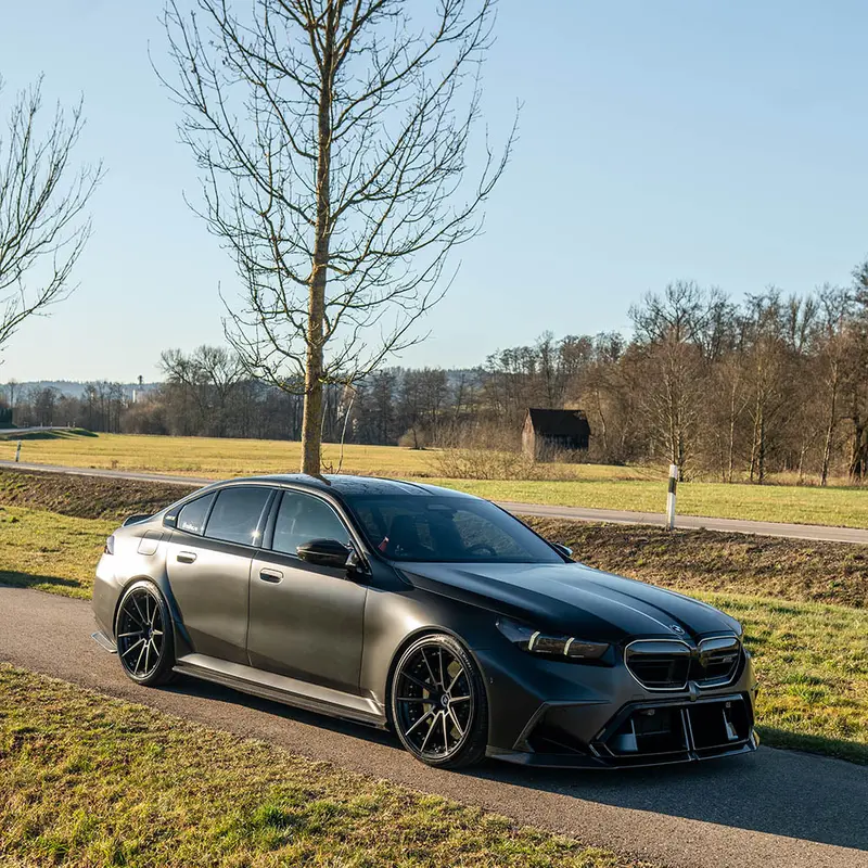 Bmw G90/G99 M5 2024+ Carbon Fibre Side Skirts V1 - Ct Design 2