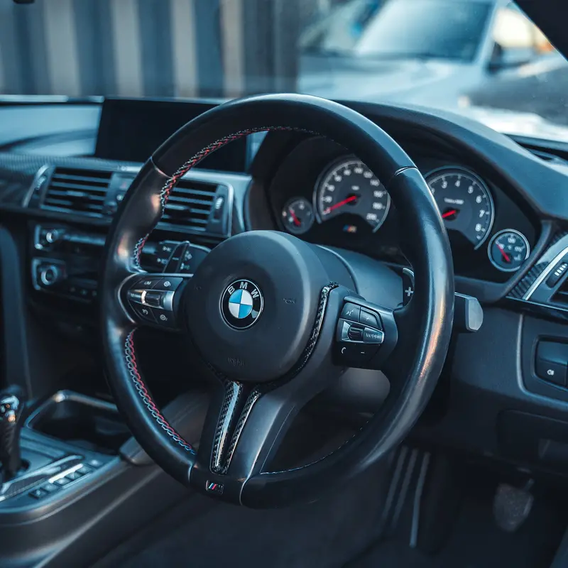 Bmw M Fxx Carbon Fibre Steering Wheel Trim (2012-2020) 2