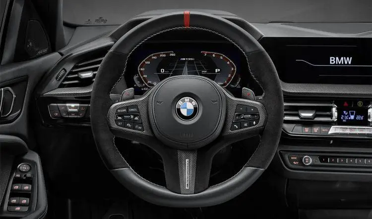Bmw M-Performance Oem Carbon Steering Wheel Trim 1