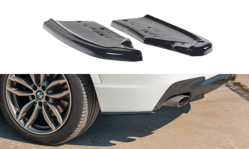Bmw X3 F25 M-Pack Facelift Rear Side Splitters (2014-2017) 1