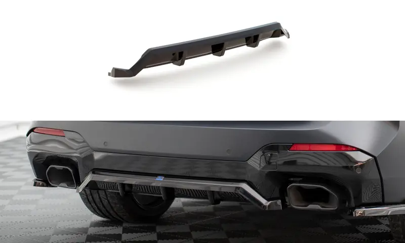 Bmw X3 M-Pack G01 Facelift Rear Splitter (With Vertical Bars) 1