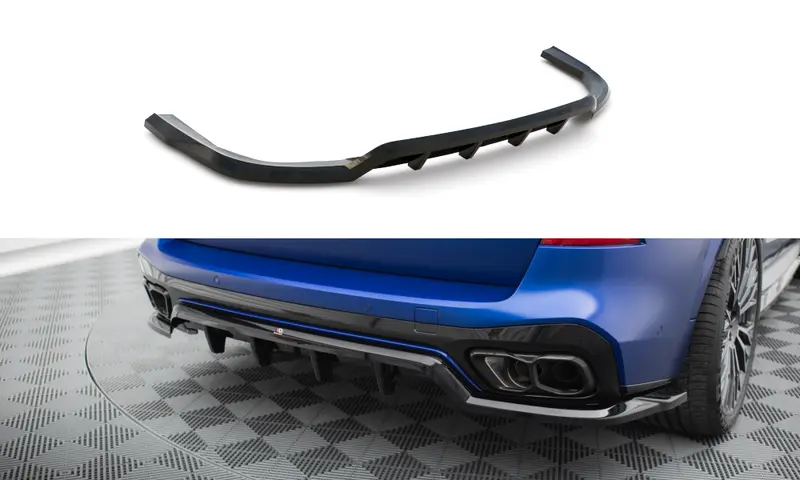 Bmw X5 M-Pack G05 Facelift Rear Splitter (With Vertical Bars) V.1 1
