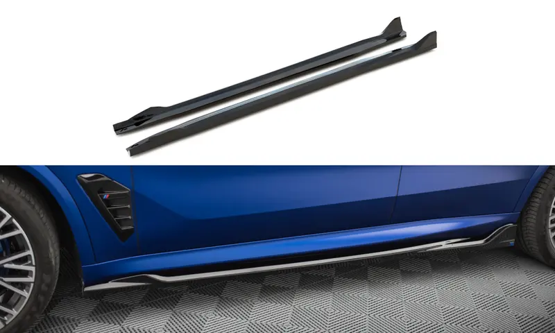 Bmw X5 M-Pack G05 Facelift Side Skirts Diffusers V.2 1