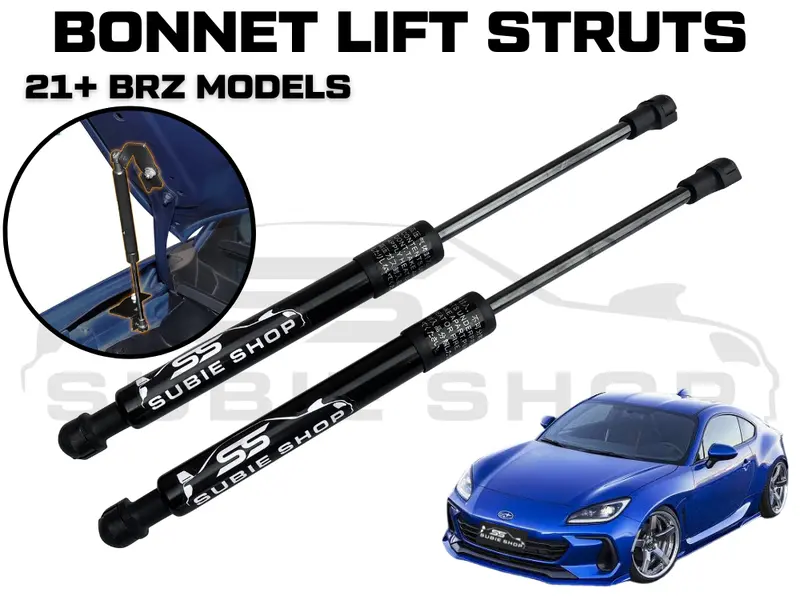 Bonnet Hood Lift Gas Struts Shocks Kit For 21 - 23 Subaru Brz / Toyota 86 1
