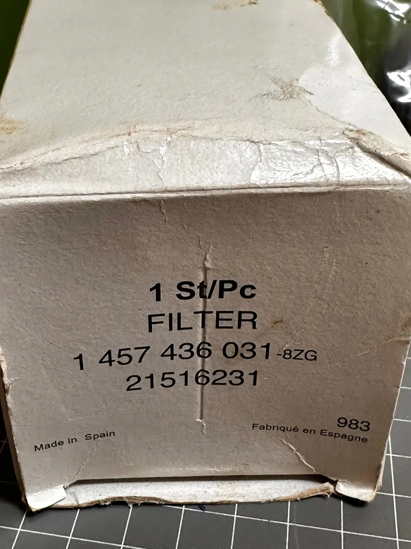 Bosch 1457436031 Def Filter 1