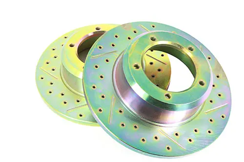 Brake Disc - Front - Cross Drill/Grooved - D1/Def All/Rrc - Lr017951cdg 1