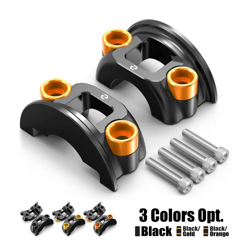 Brake Master Cylinder & Clutch Lever Perch Half Clamp Kit For Harley Road Street Glide 1
