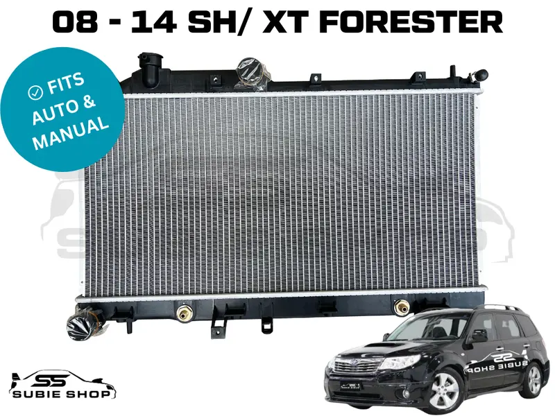 Brand New Radiator For Subaru Forester Sh Xt Shxt Manual & Auto Turbo 2008 - 14 1