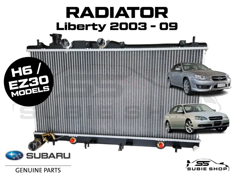 Brand New Radiator For Subaru Outback Manual & Auto H6 Ez30 2003 - 2009 1