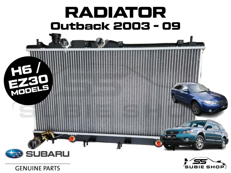 Brand New Radiator For Subaru Outback Manual & Auto H6 Ez30 6 Cyl 2003 - 09 1