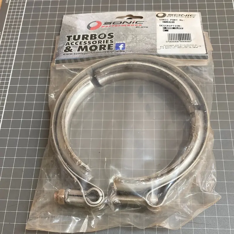 Breeze T-Bolt V-Band Clamp Vt10491  4.91" 1