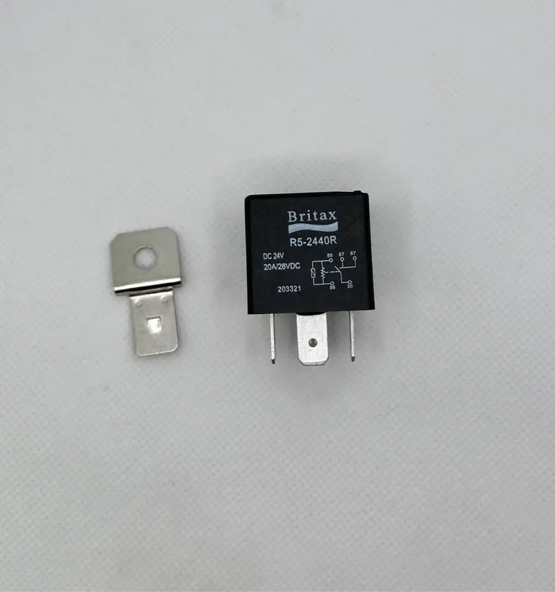 Britax R5-2440R Mini Relay, 24V, 20A 5 Pin 1