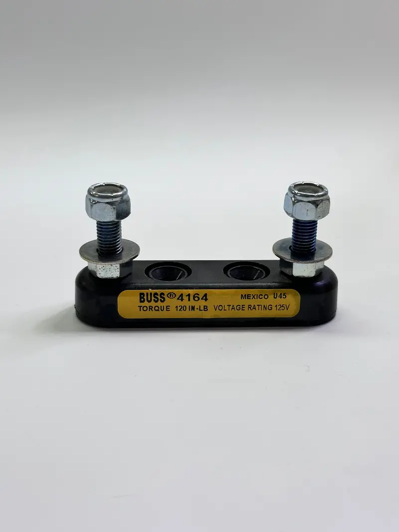 Buss 4164 125V Fuse Block, Bolt Down 1