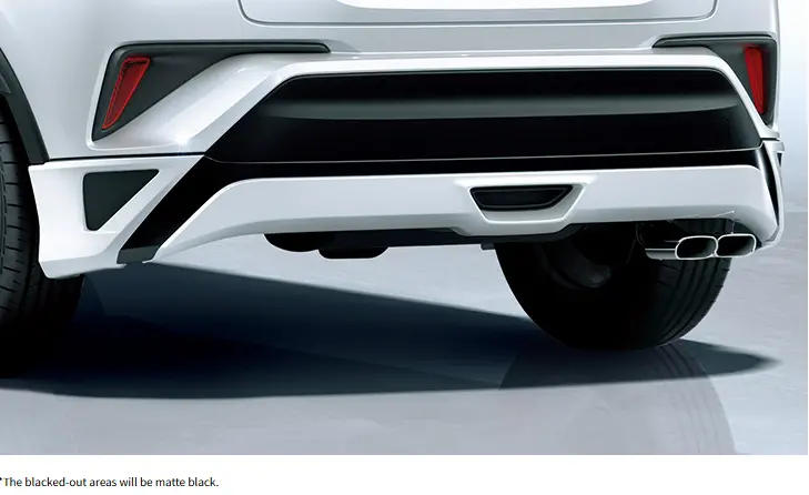 C-Hr(Zyx11,Ngx10,Ngx50) Modellista Rear Skirt (Elegant Ice Style) (2019-) 1