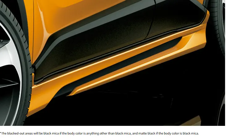 C-Hr(Zyx11,Ngx10,Ngx50) Modellista Side Skirts (Boost Impulse Style) (2016-2019) 1