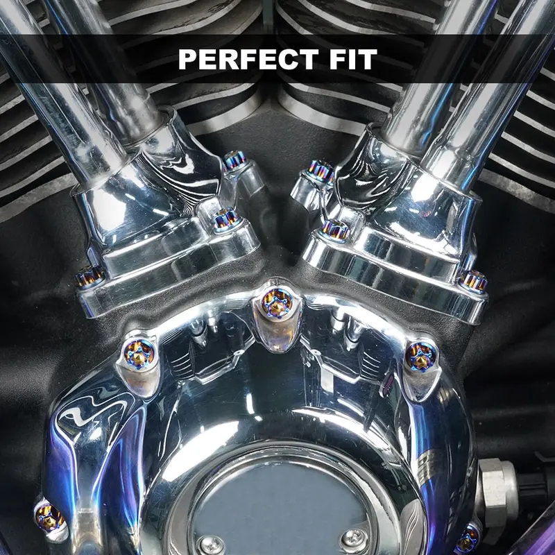 Cam Tappet Cover Screws Bolts Kit For Harley Road King Electra Street Glide Freewheeler 2