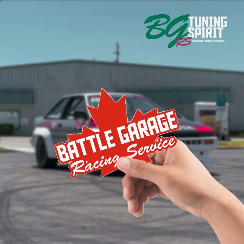 Canada Battle Garage Racing Service Sticker 1