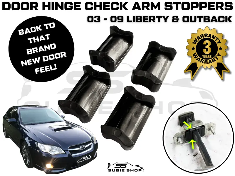 Car Door Hinge Check Arm Stopper Repair Kit For 03 - 09 Subaru Liberty Outback 1