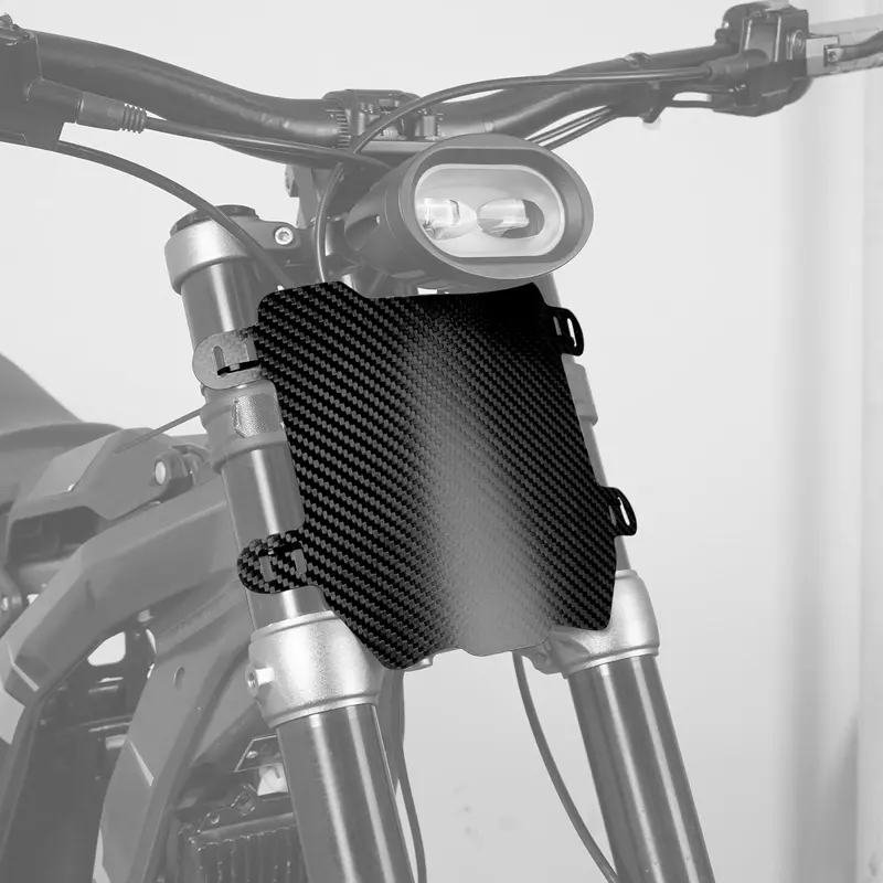 Carbon Fiber Front Number Plate For Surron Light Bee X/ S Segway X160 X260 2