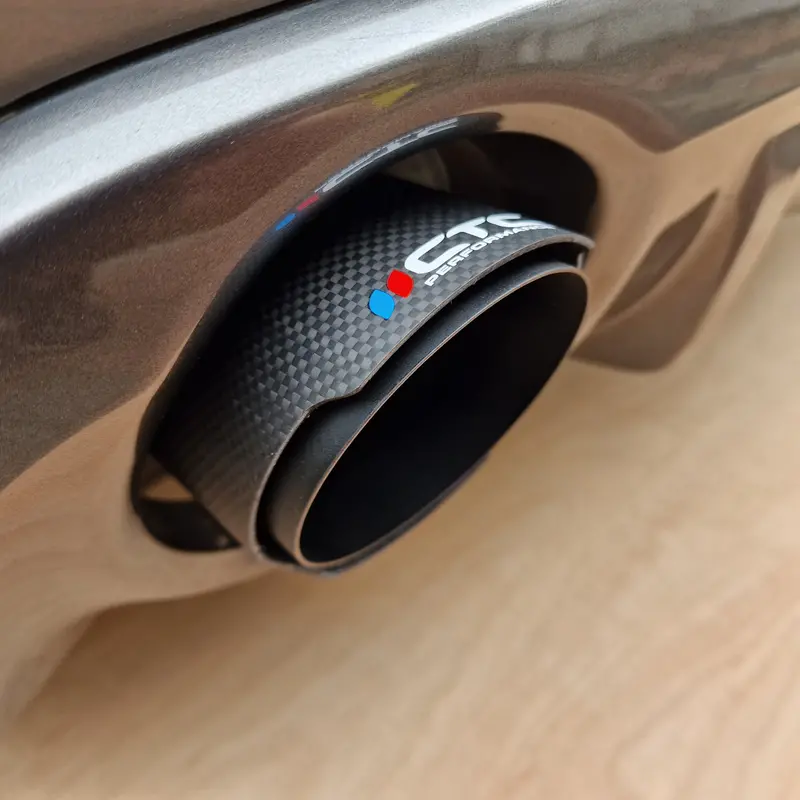 Carbon Fibre Exhaust Tips (Pair) Suzuki Swift Sport Zc31s 2005-2011 1