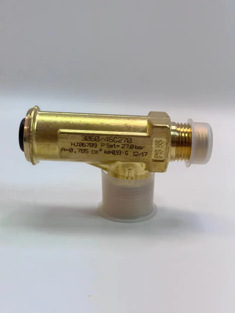 Castel 3060/46C270 Pressure Relief Valve, 1/2" Npt X G 3/4" 27Bar 1