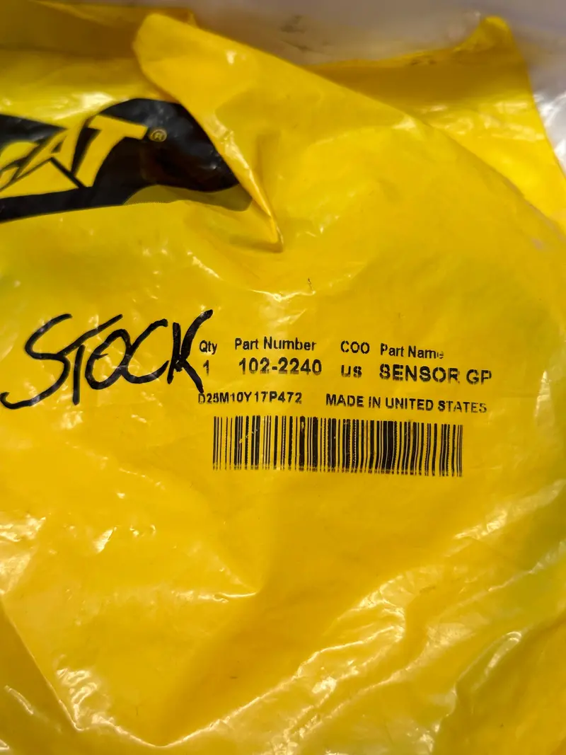 Cat 102-2240 Sensor Gp, Low Temp Sensor 2