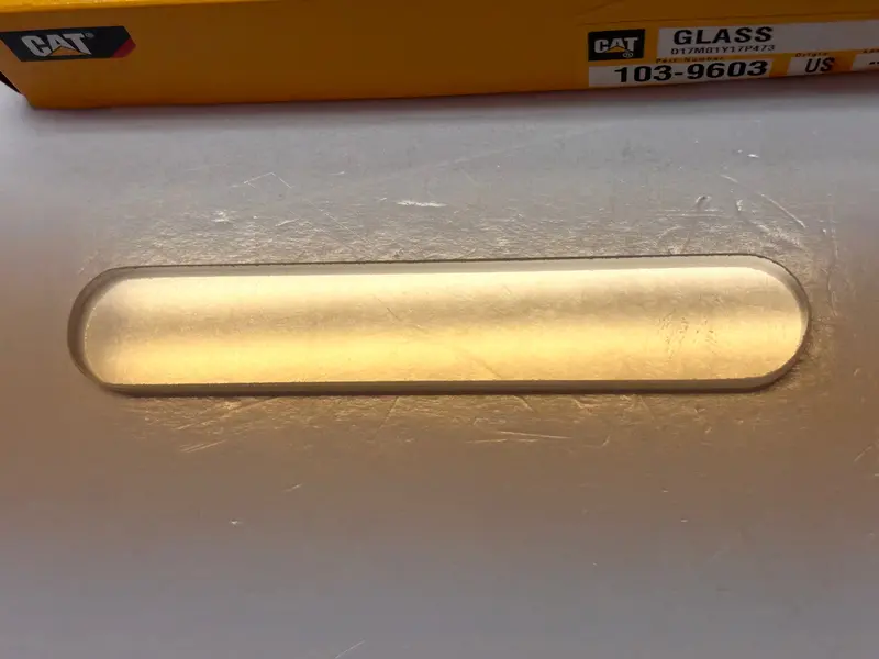 Cat 103-9603 Thick Sight Gauge Level Glass 1