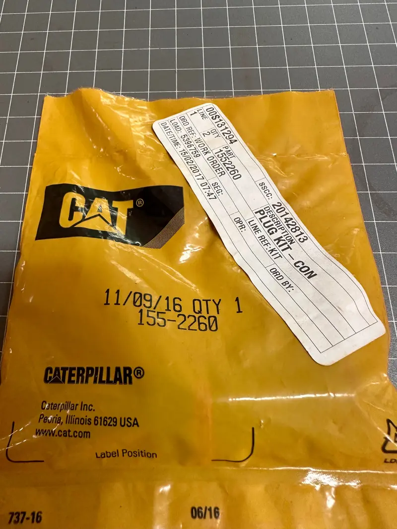 Cat 155-2260 Plug Kit-Con 1