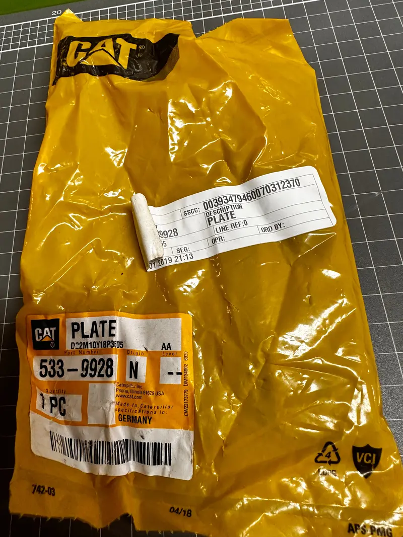 Cat 533-9928 Plate 1
