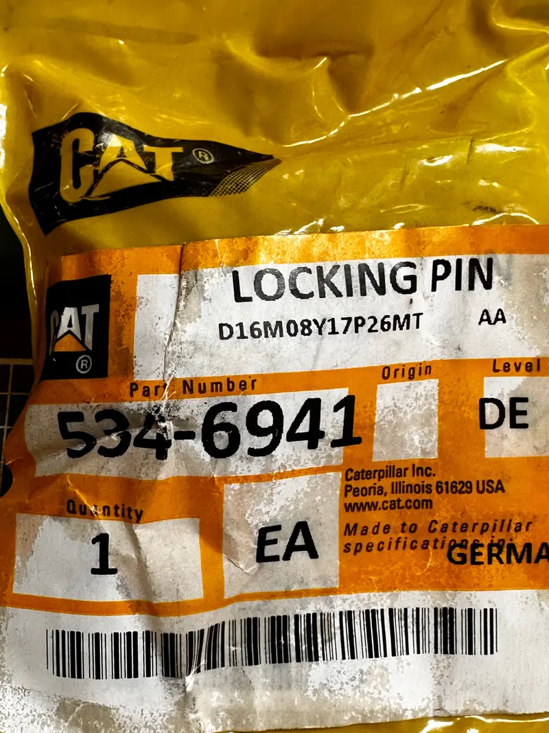 Cat 534-6941 Locking Pin 1