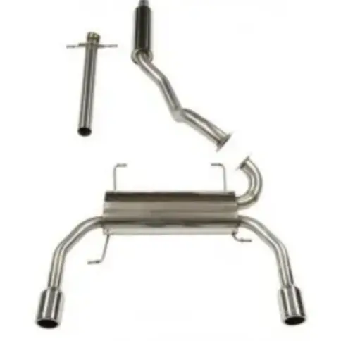 Cat Back Dual Silencer System <Br> Suzuki Swift Sport Zc31s <Br> 2005-2011 1