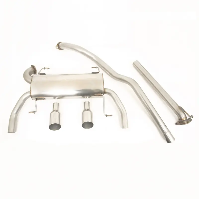 Cat Back Single Silencer System <Br> Suzuki Swift Sport Zc31s <Br> 2005-2011 1