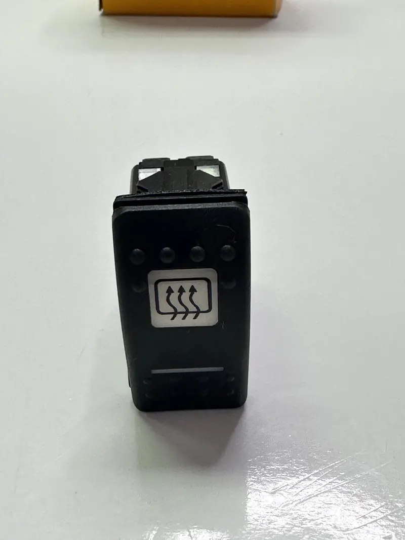 Caterpillar Cat 204-8799 24V Dc Rear Defrost Rocker Switch 1