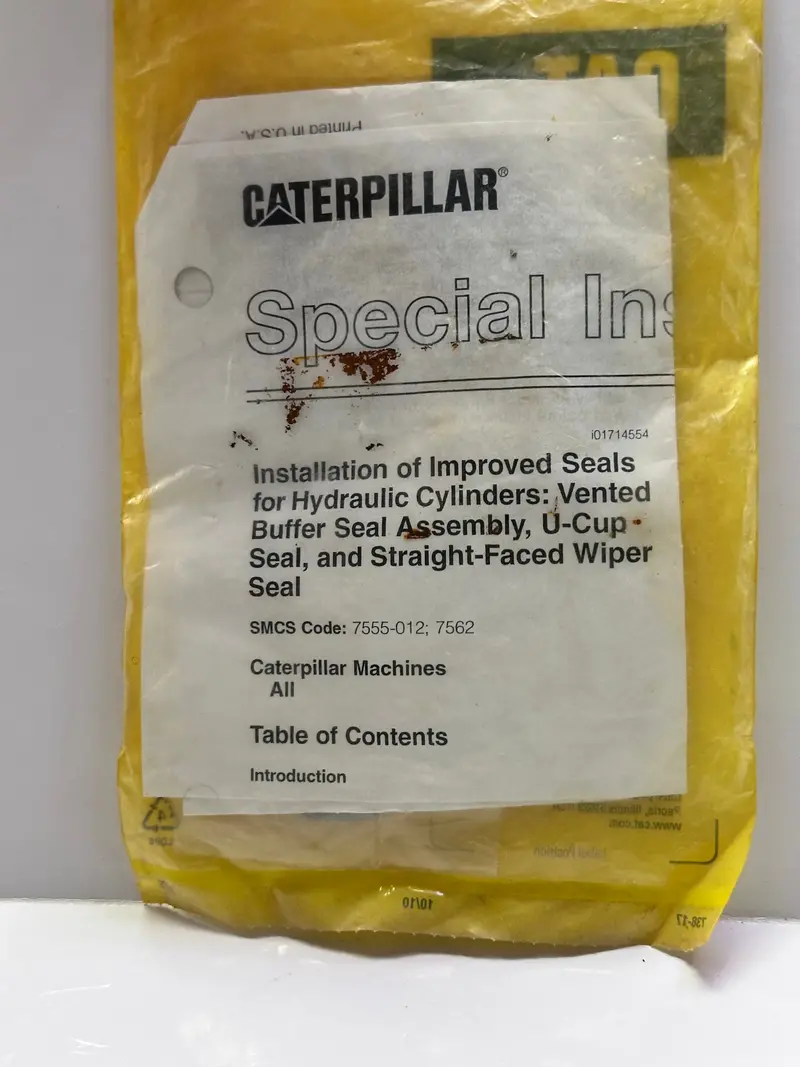Caterpillar Cat 289-2935 Hydraulic Cylinder Buffer Seal 1