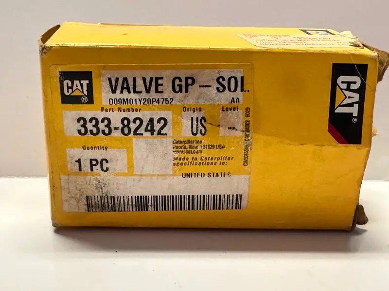 Caterpillar Cat 333-8242 24V Direct Current Solenoid Valve 2