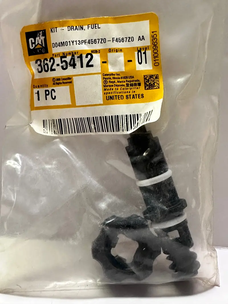 Caterpillar Cat 362-5412 Drain Kit/Fuel Filter 2